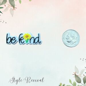 🚨 5/$10! Croc Shoe Charms Jibbitz - “Be Kind” Positive Vibes Quotes